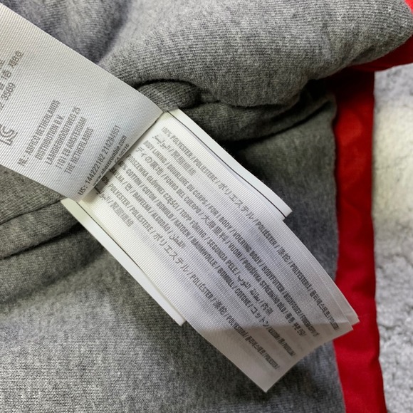 Abercrombie & Fitch Jacket Womens Small Red Hooded Parka Water Wind Resistant - Picture 12 of 16